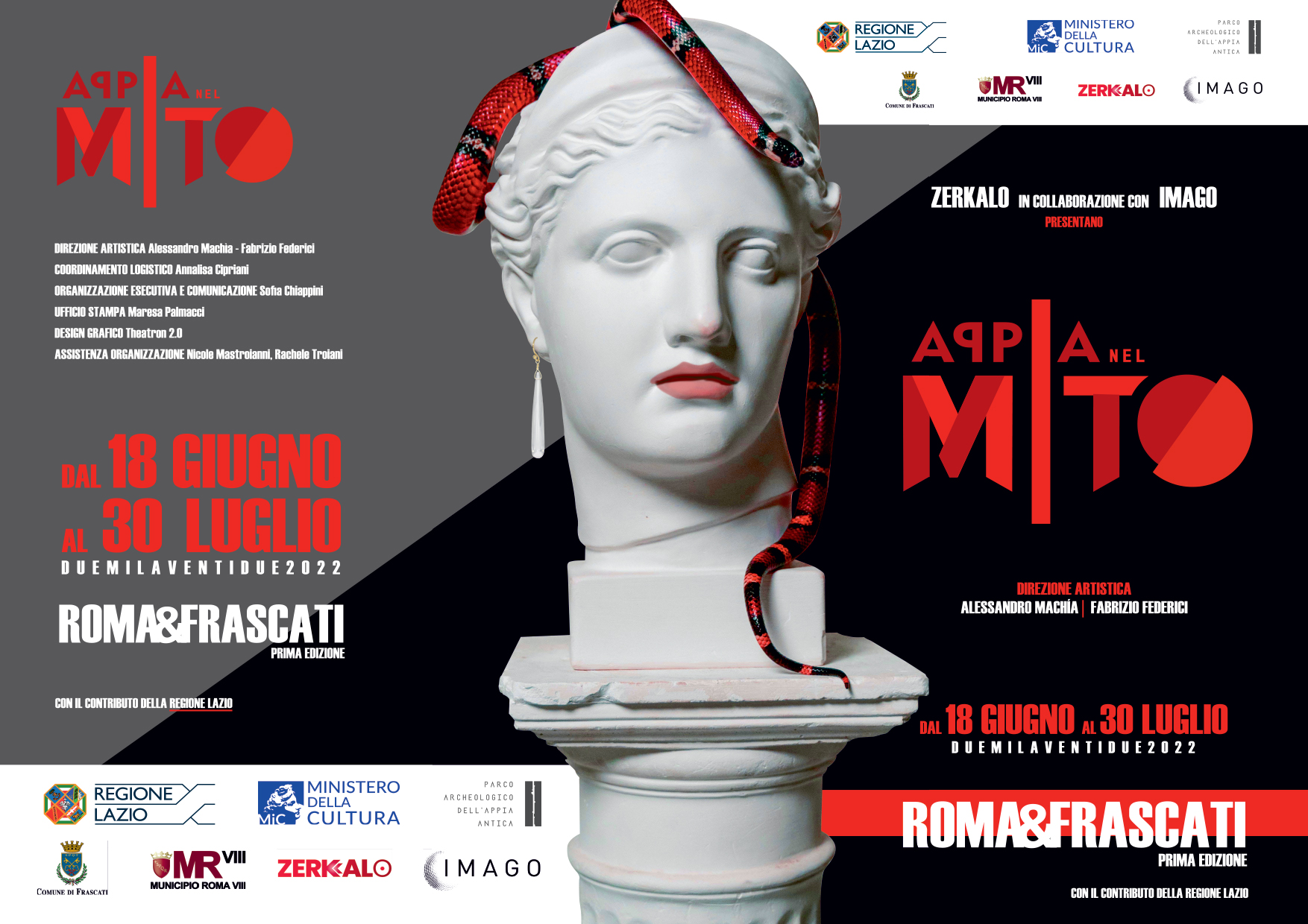 Parco Archeologico dell'Appia Antica. Mausoleo di Cecilia Metella e Chiesa di San Nicola. Rassegna Appia nel Mito